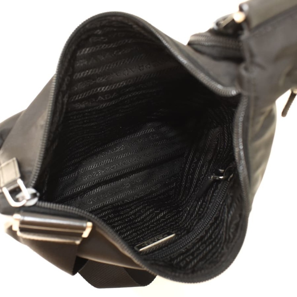 Prada Body Bag Triangular Plate Triangle Nylon Le… - image 8